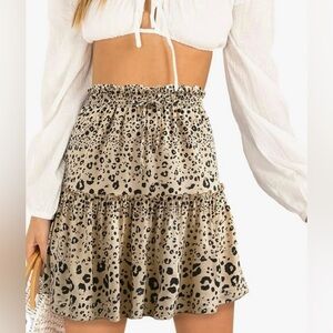 Women’s Leopard Skirt